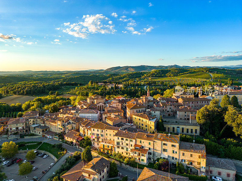 Castelnuovo Berardenga，托斯卡纳中世纪小镇